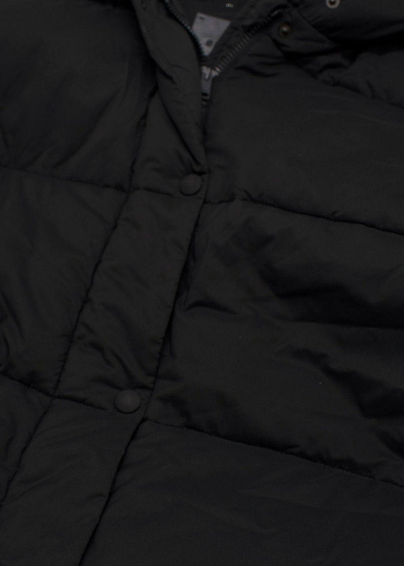 Givenchy Logo Black Sleeveless Hooded Puffer Jacket