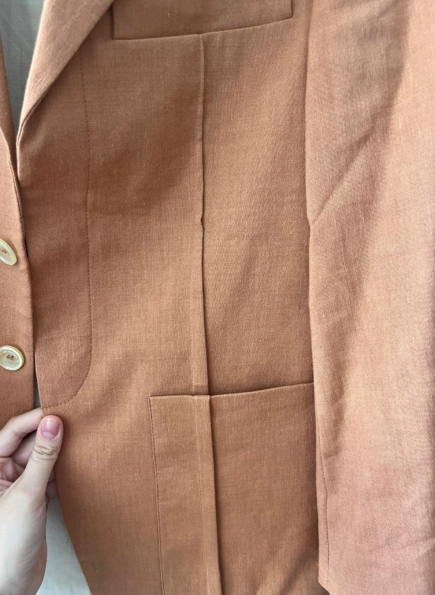 Jacquemus Terracotta La Veste D'homme Blazer
