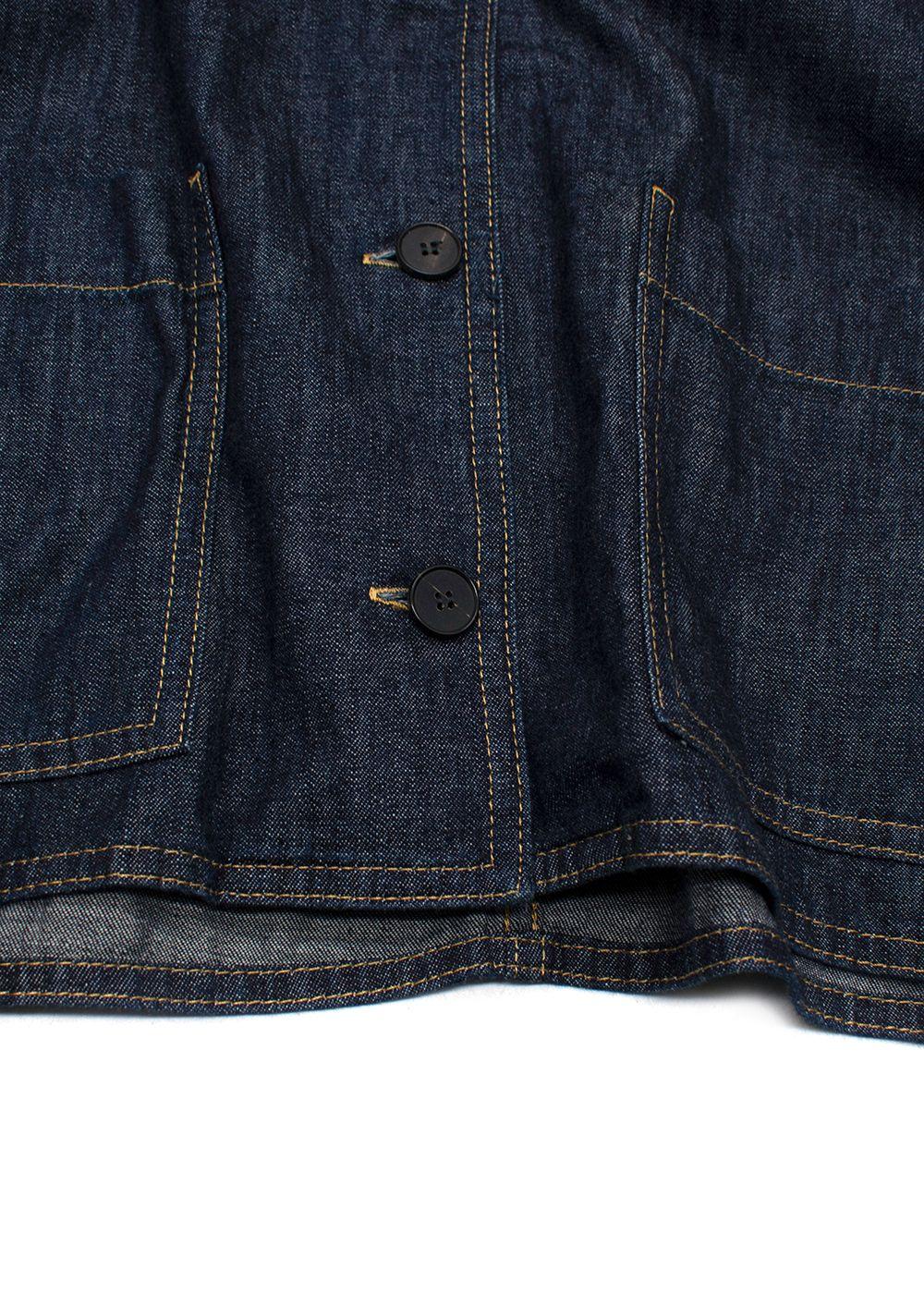 Dior Navy Denim Short Sleeve Shirt