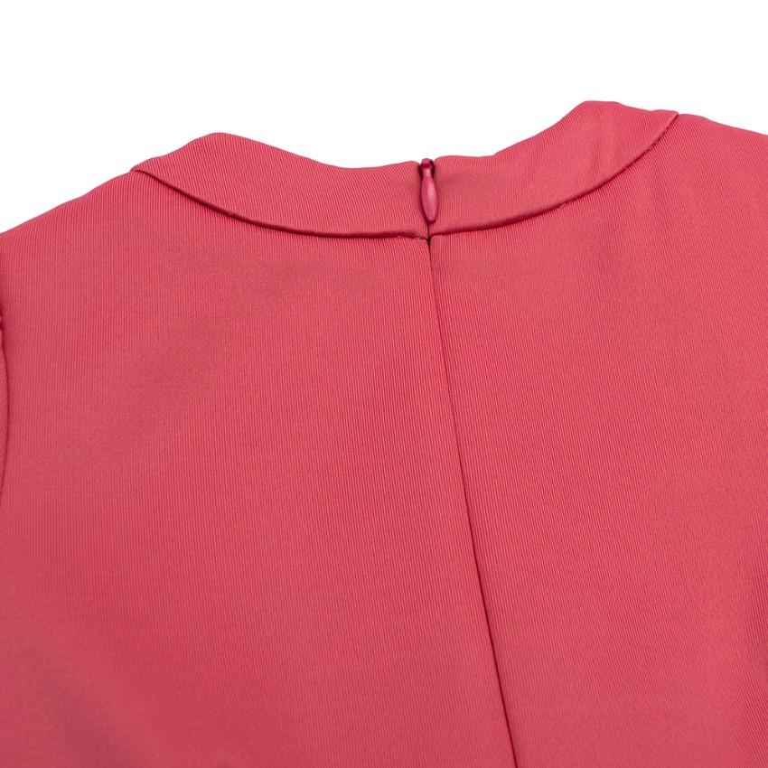 Nicholas & Bears Pink Floral Applique A-Line Dress