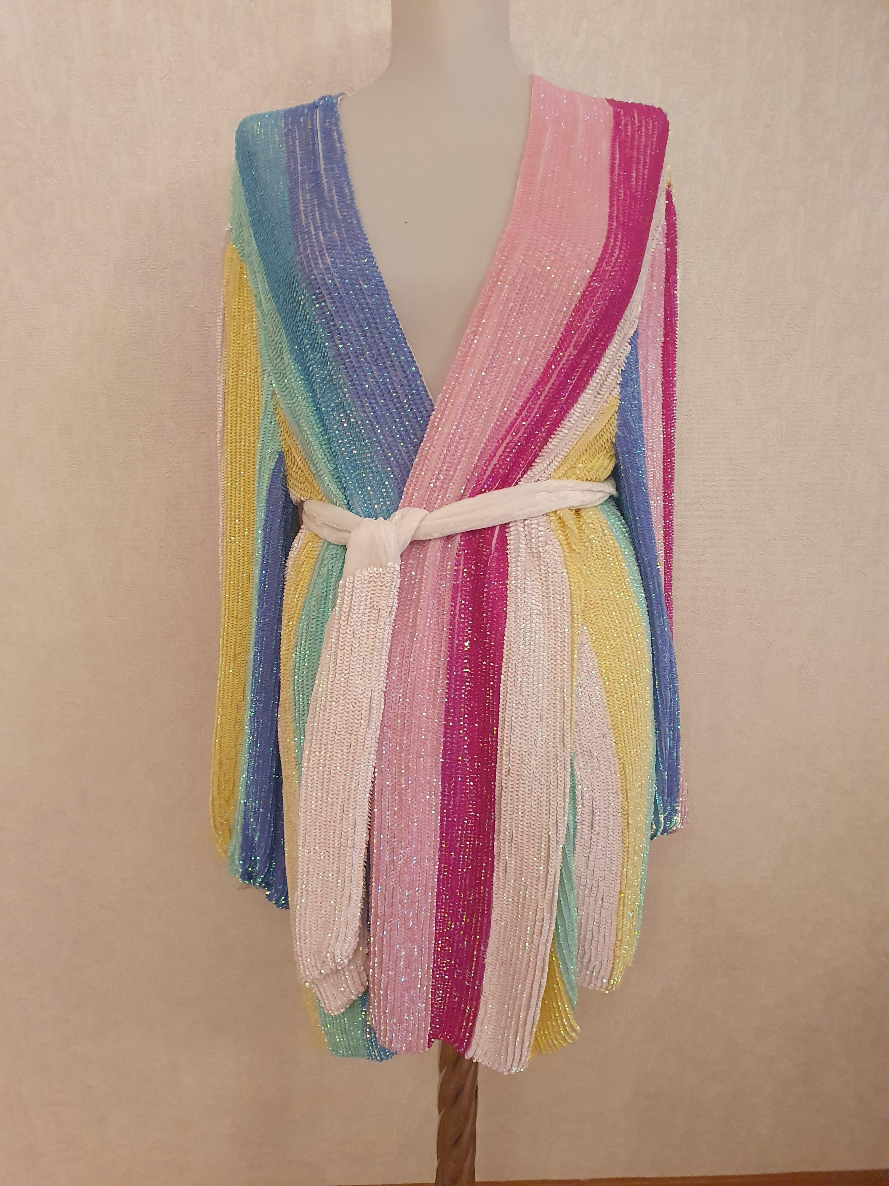Multicoloured Gabrielle Mini Dress