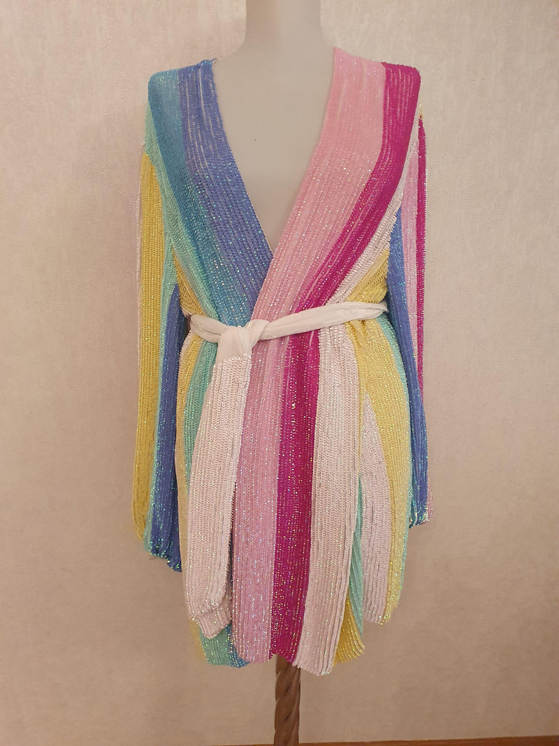 Multicoloured Gabrielle Mini Dress