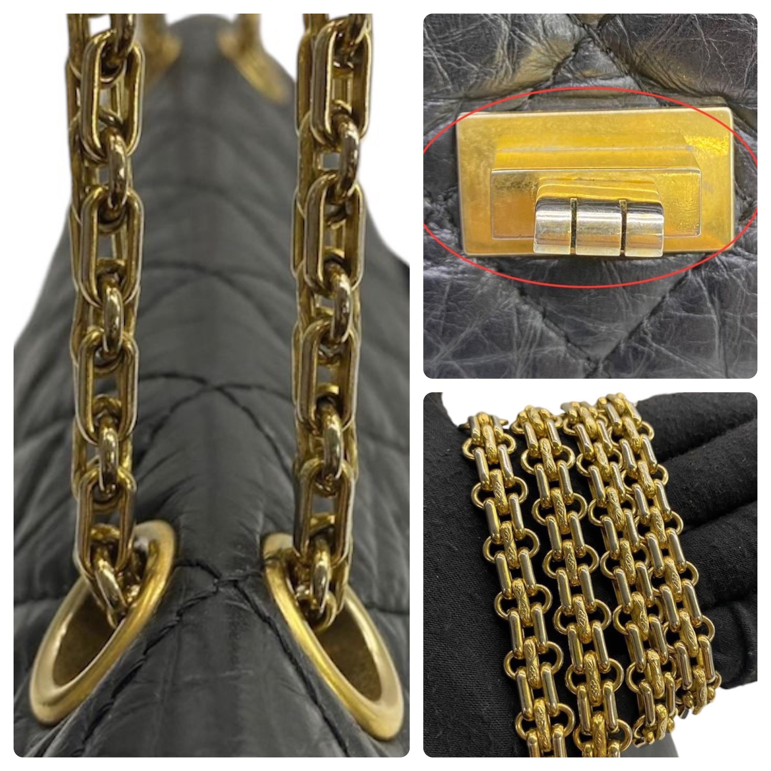 Chanel Black 2.55 Reissue Shoulder Bag