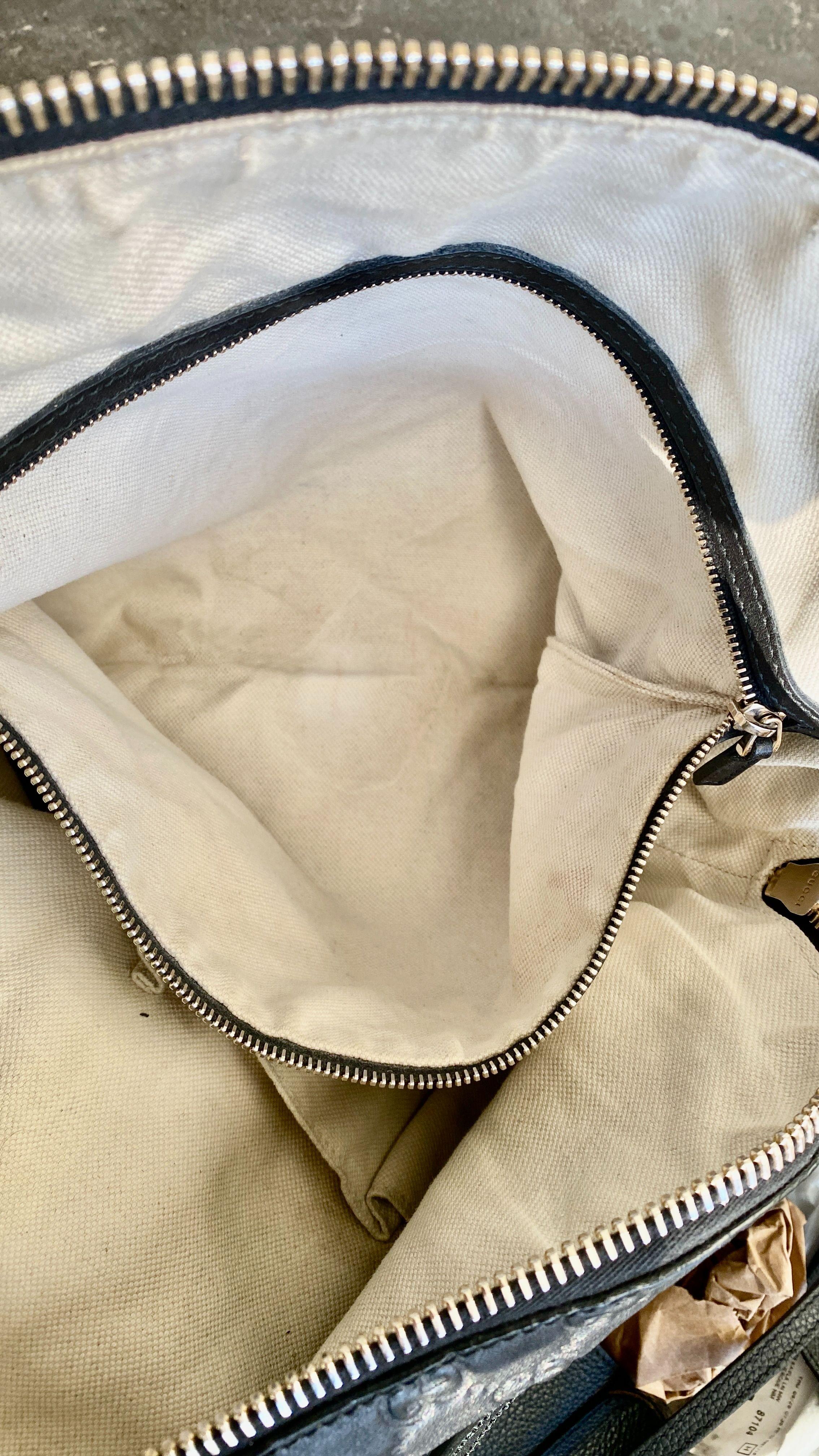Gucci Black Bree Leather Tote Bag