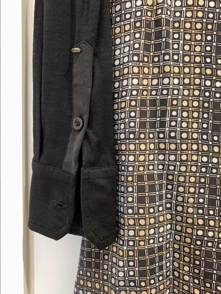 Sportmax Silk Multi-Print Shirt Dress