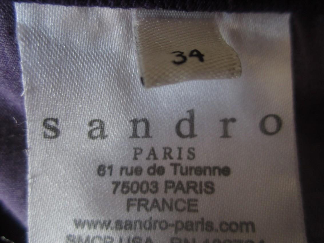 Sandro Purple Distressed Skinny Jeans