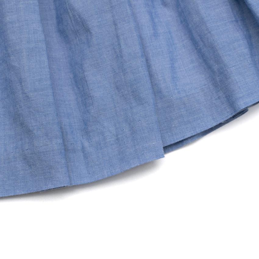 Mademoiselle Jacadi Blue Girls Cotton Dress