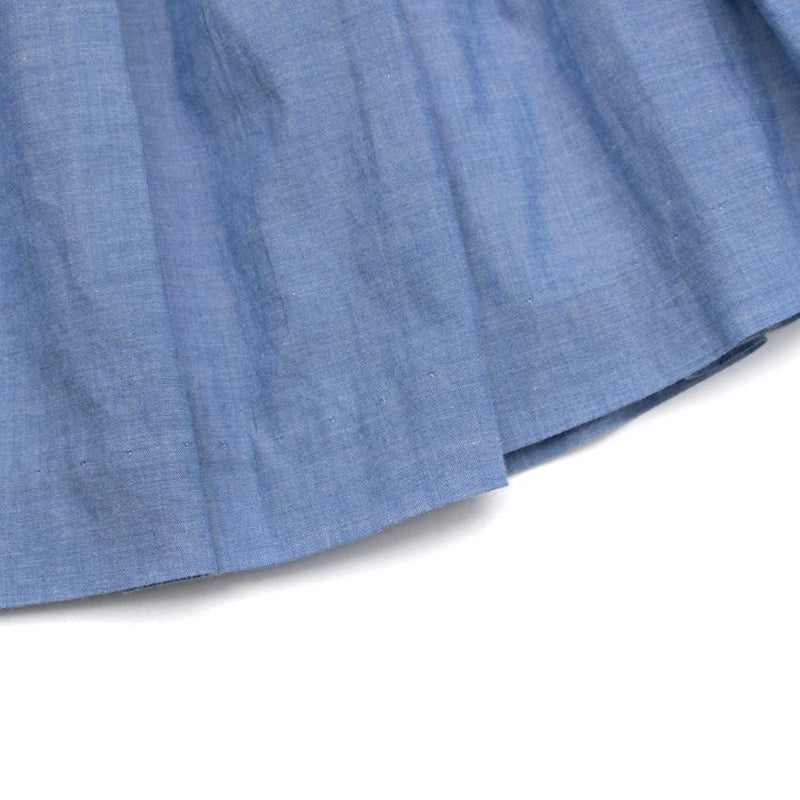 Mademoiselle Jacadi Blue Girls Cotton Dress