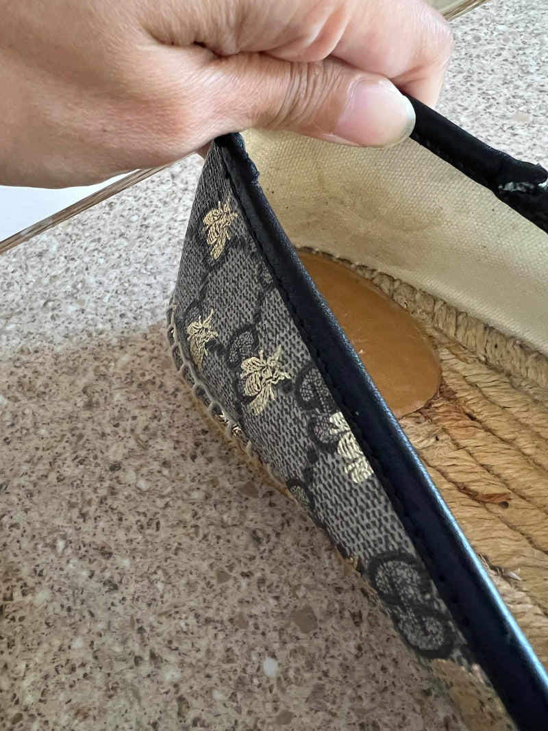 Gucci Bee Motif Espadrilles