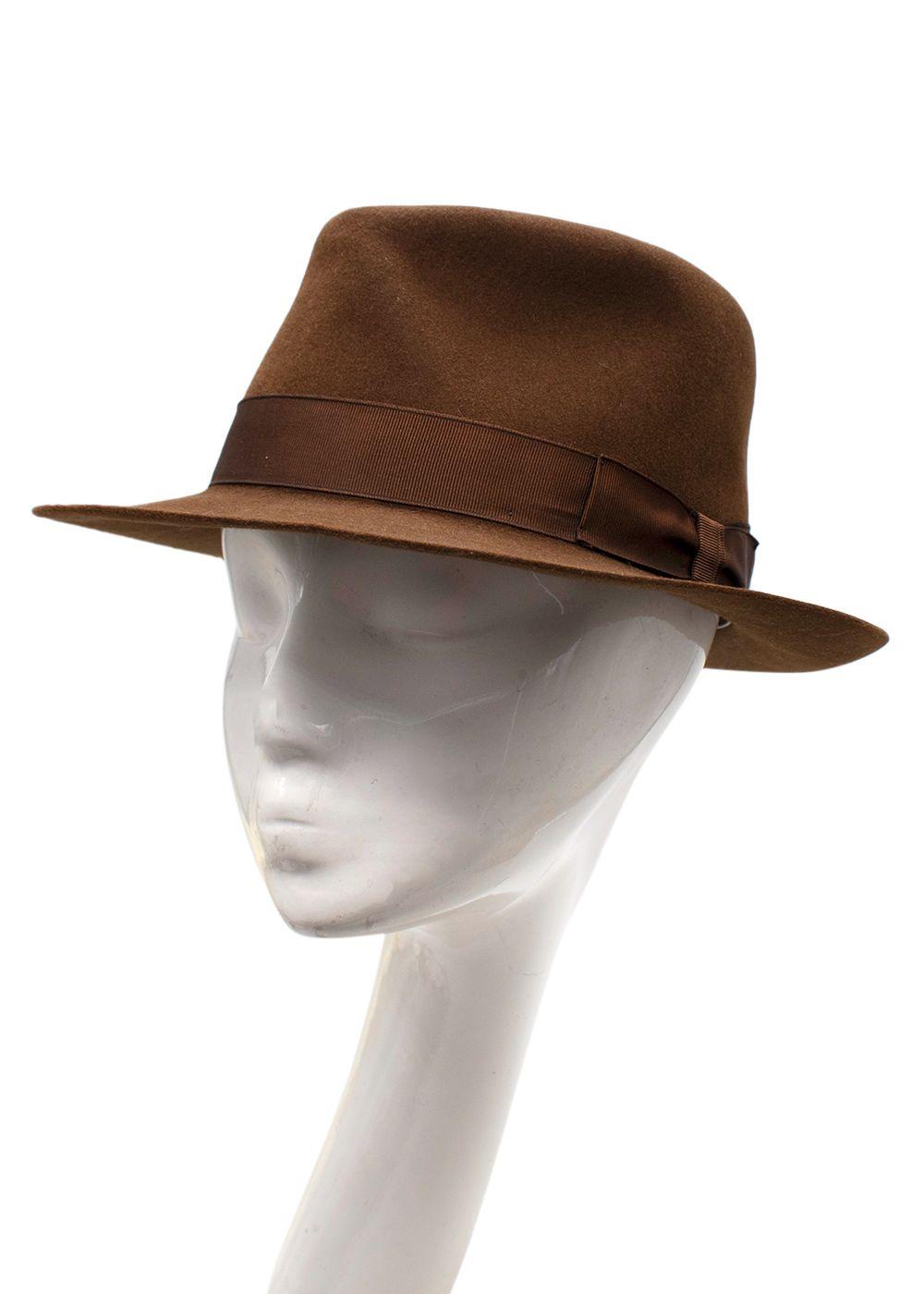 Motsch Paris Brown Trilby Hat