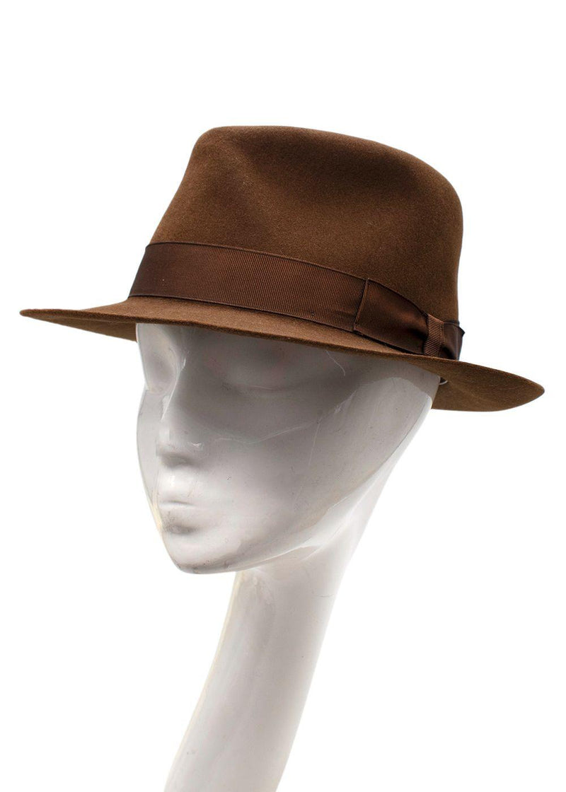 Motsch Paris Brown Trilby Hat