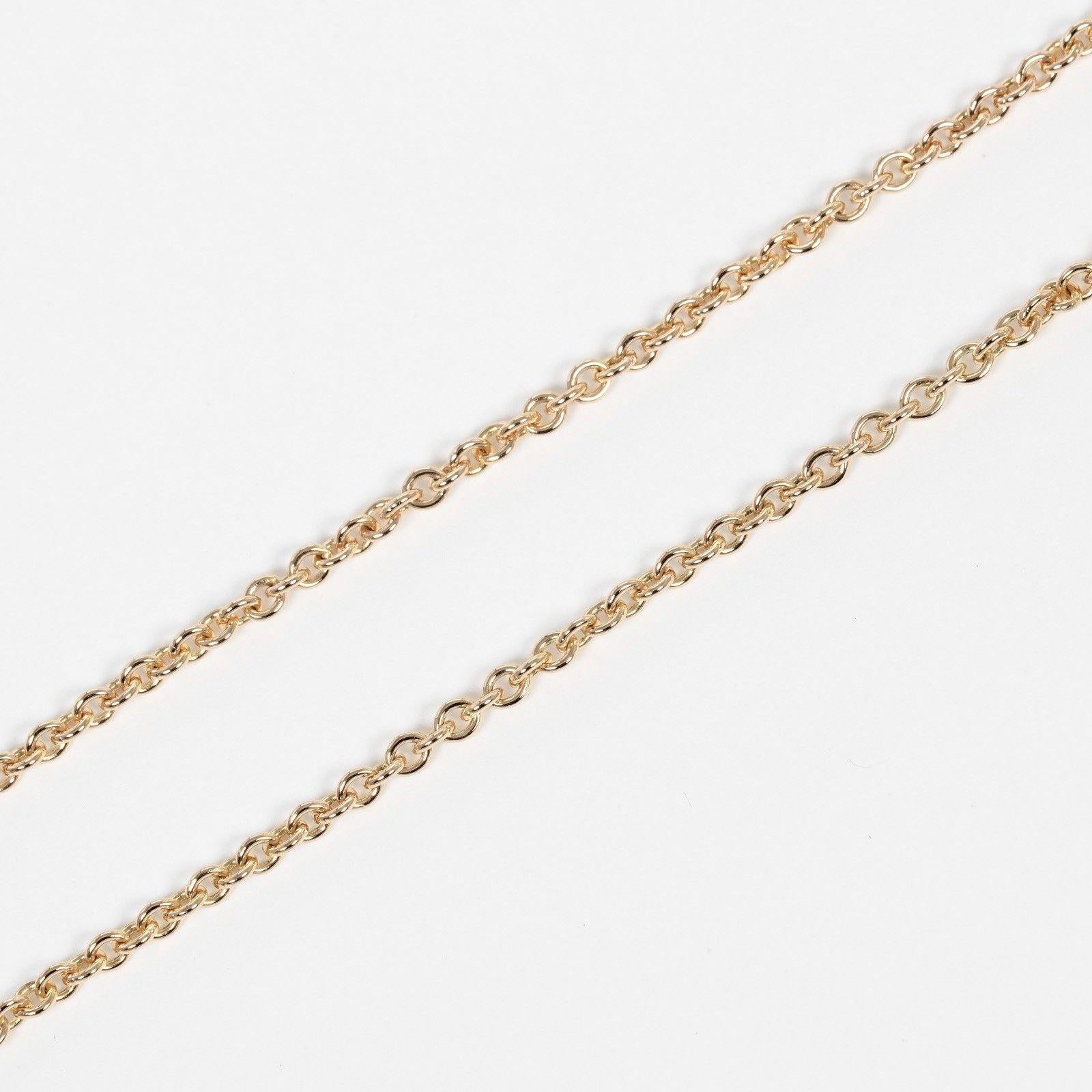 Cartier Rose Gold Intertwined Love Ring Necklace