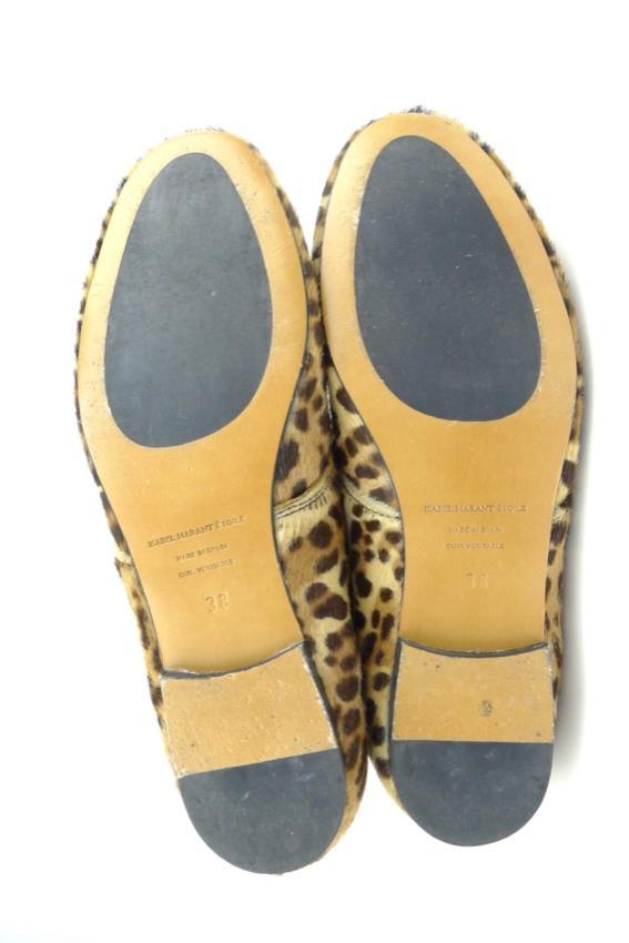 Isabel Marant Etoile leopard print lace-up boots