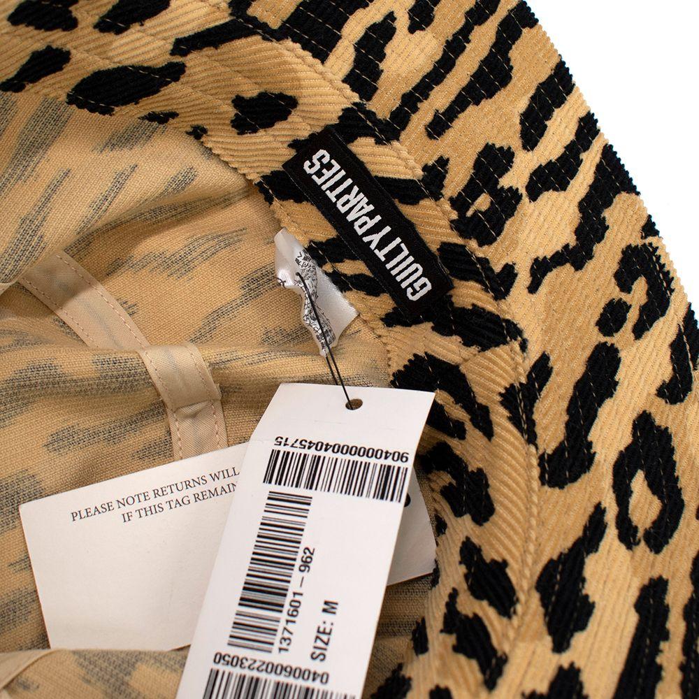 Guilty Parties Velvet Tiger Print Bucket Hat