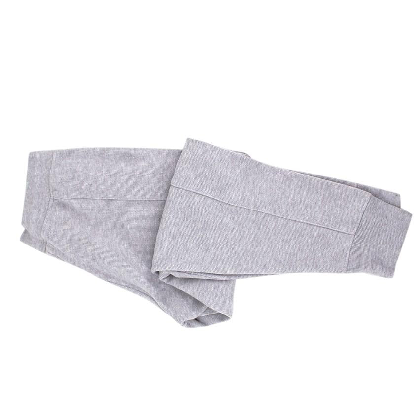 Champion Grey Cotton Logo Joggers
