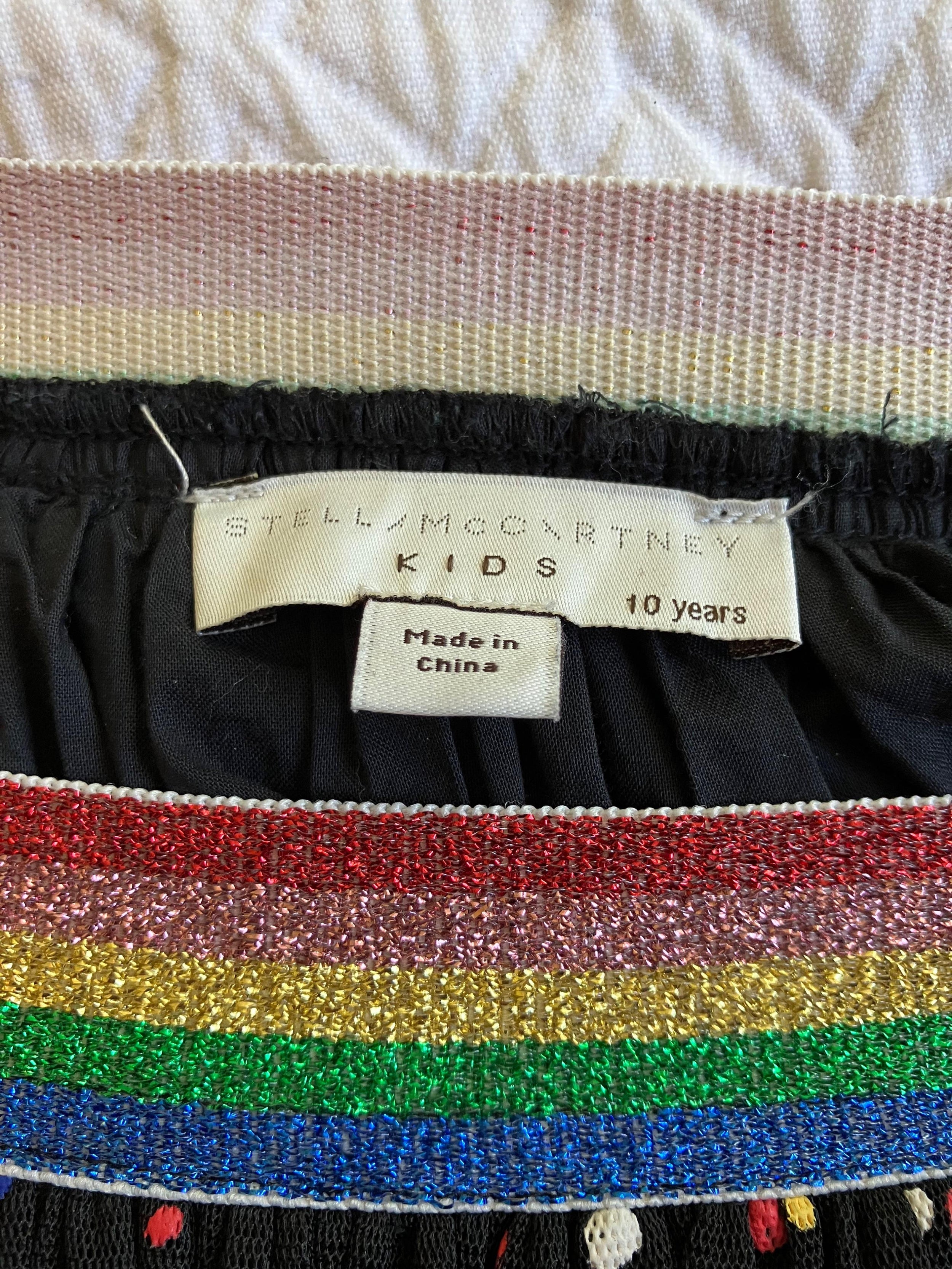 Stella McCartney Kid's 10A Tulle Spotted Skirt