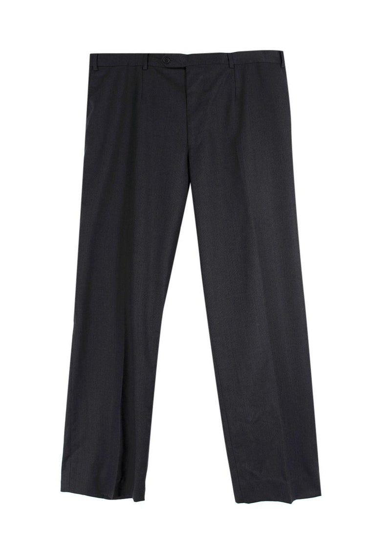 Messori Dark Grey Single-breasted Suit