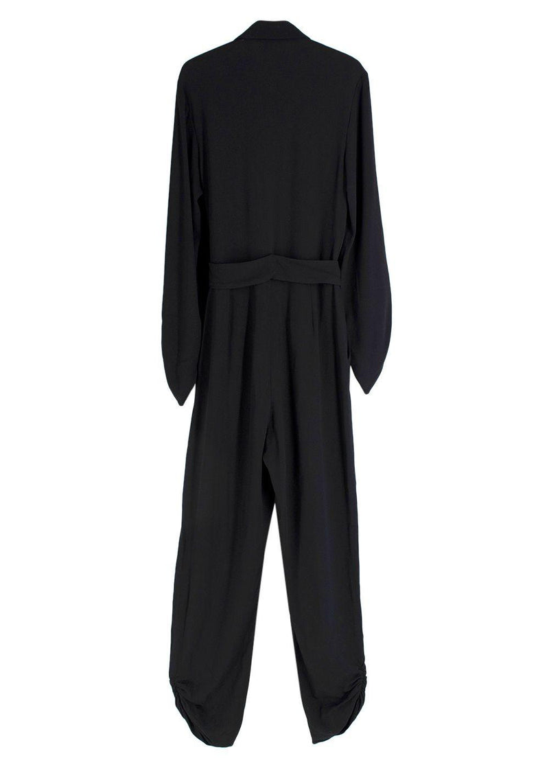 Stella McCartney Belted Black Jumpsuit