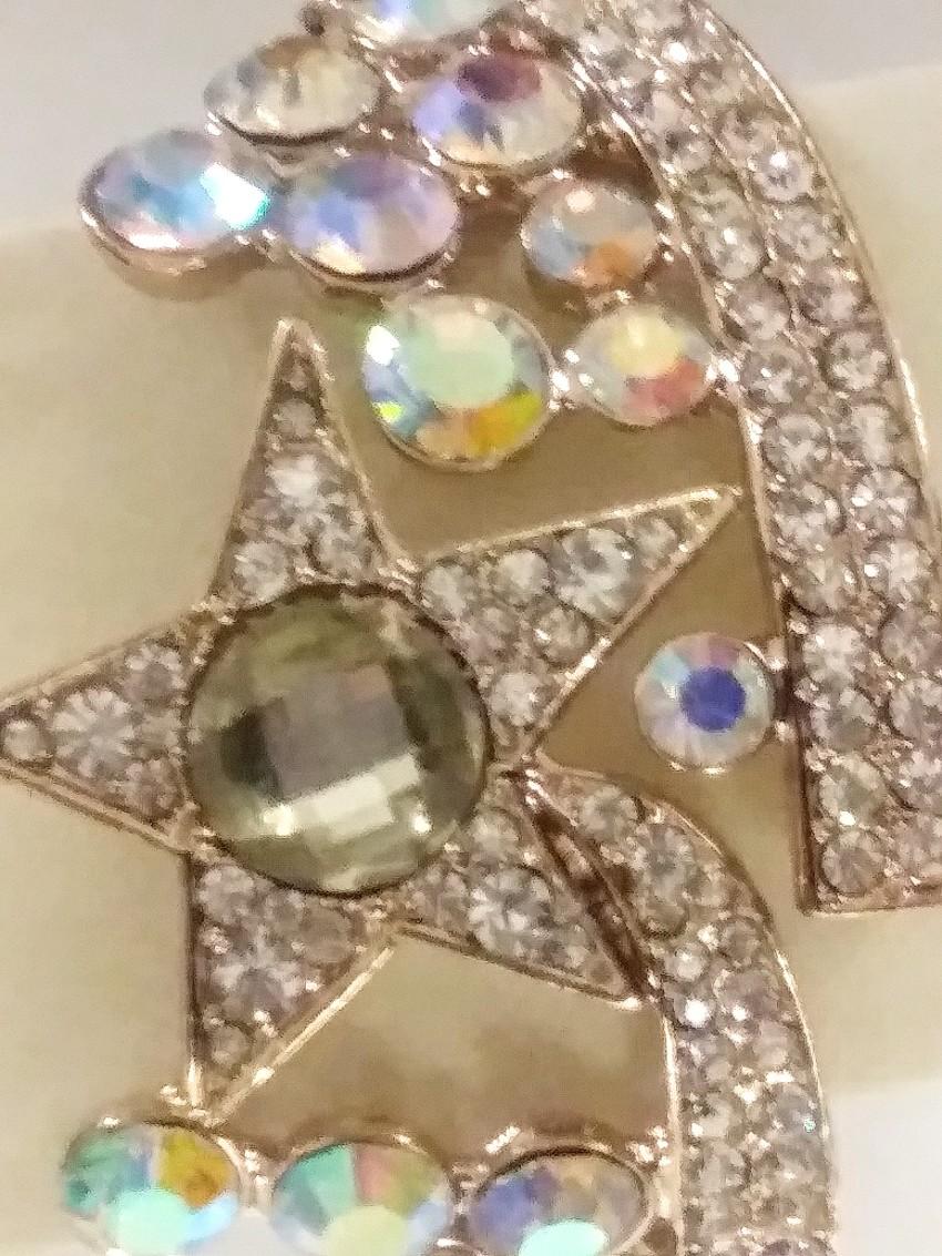 Bespoke Crystal Embellished Shooting Star Cuff