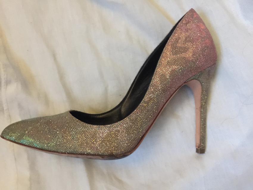 Rupert Sanderson Malory Iridiscant Shimmer Heel