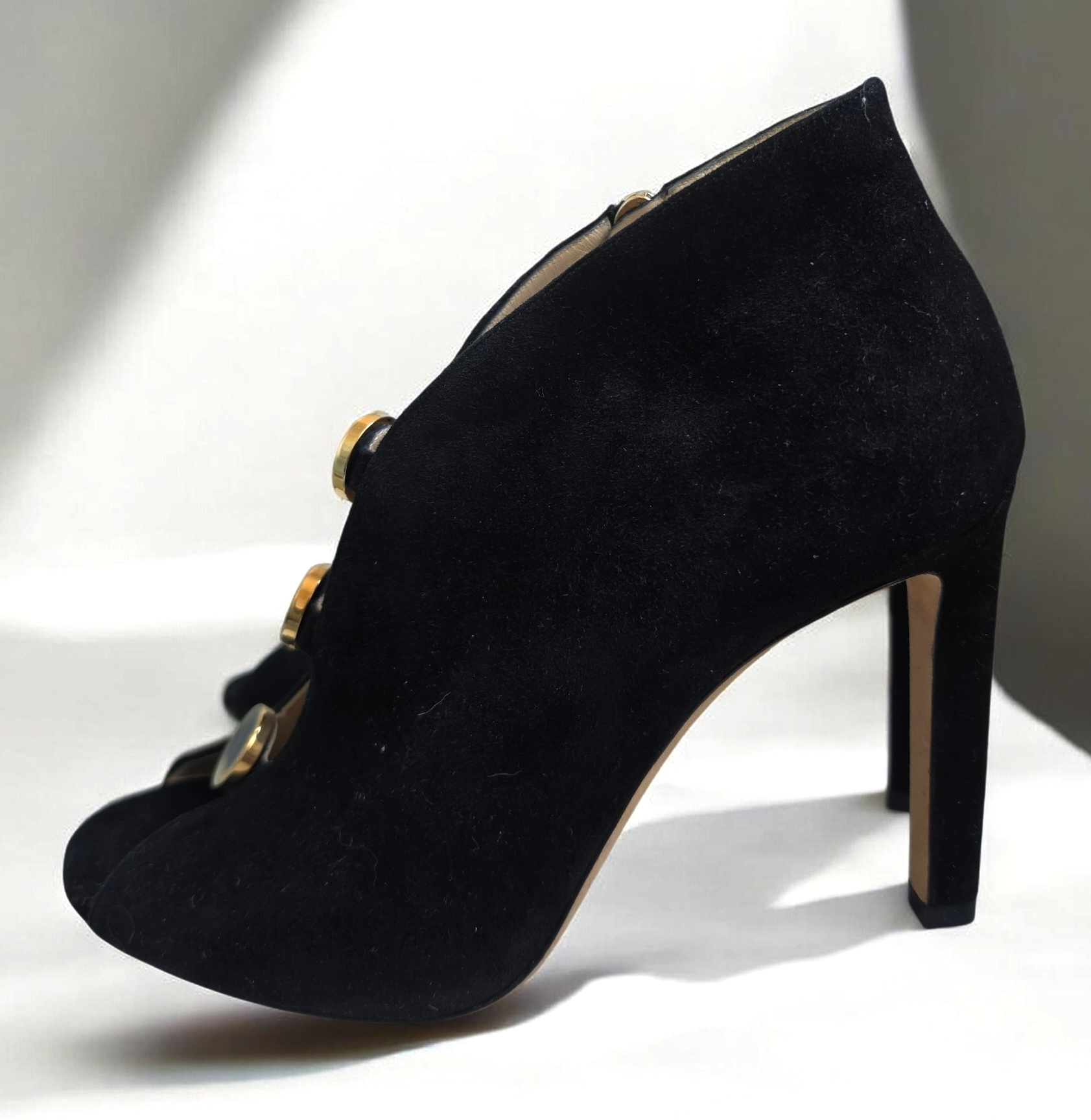 Jimmy Choo Black Suede Lorna Booties