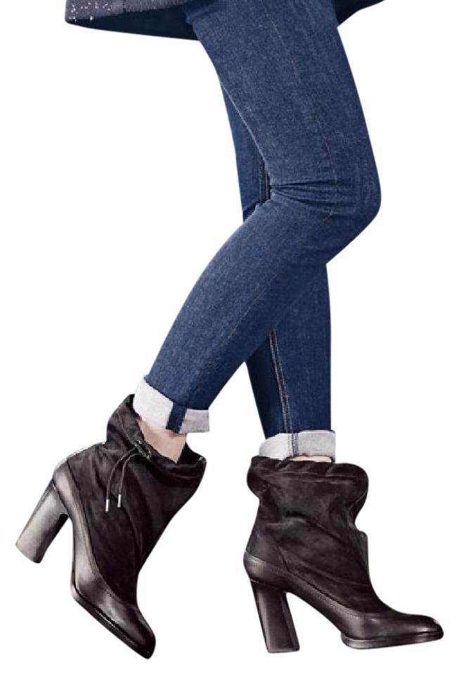 Rag & Bone Black Nubuck Holt Ankle Boots