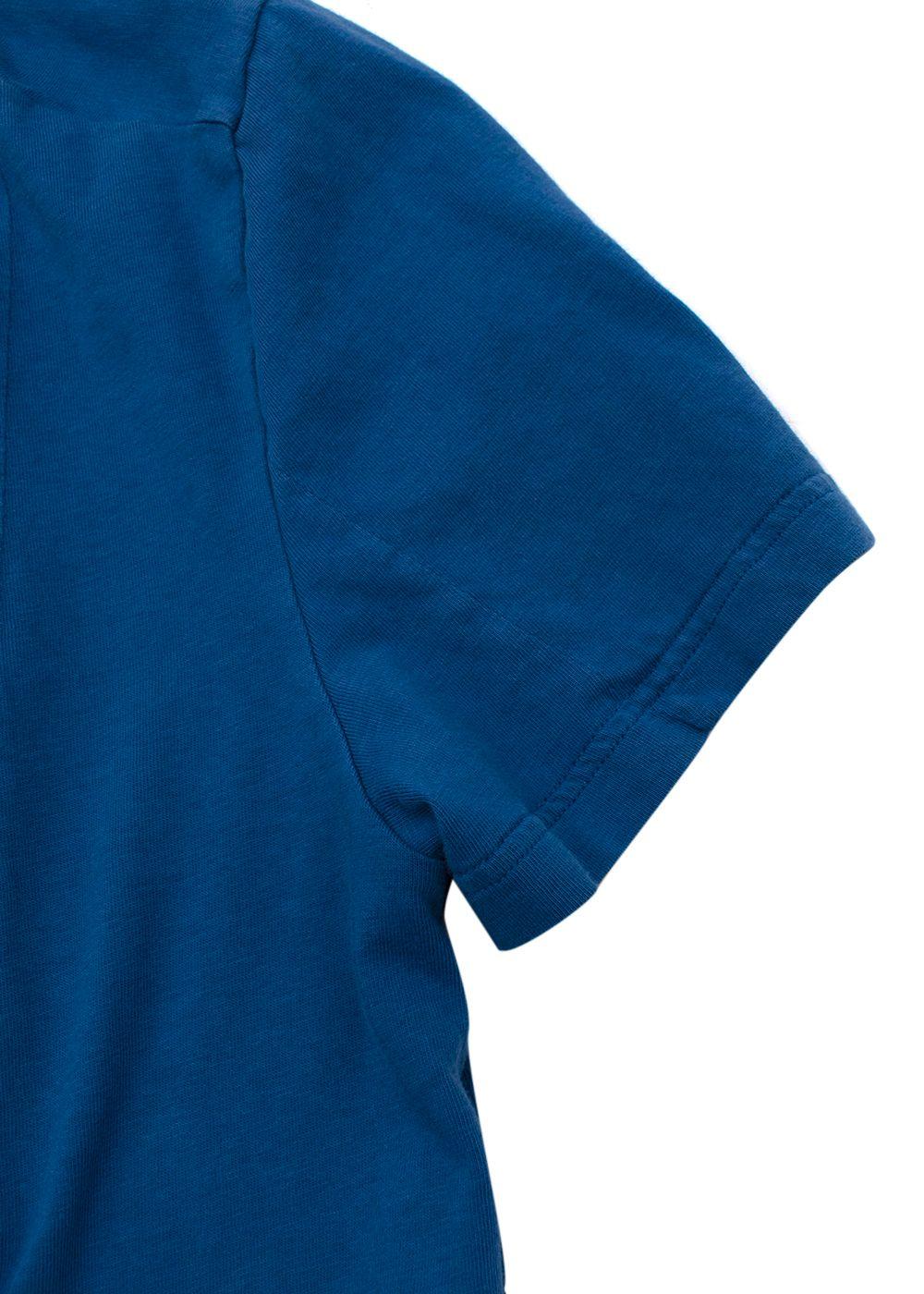 Blue Embroidered Logo T-shirt