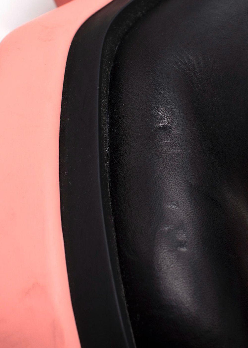 Bottega Veneta Pink and Black Flash Platform Boot
