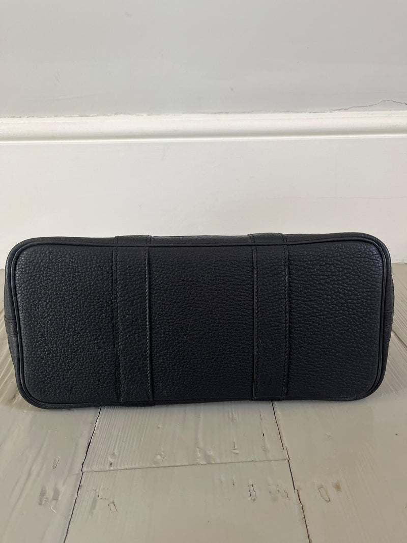 Black Calfskin Garden Party 30 Bag