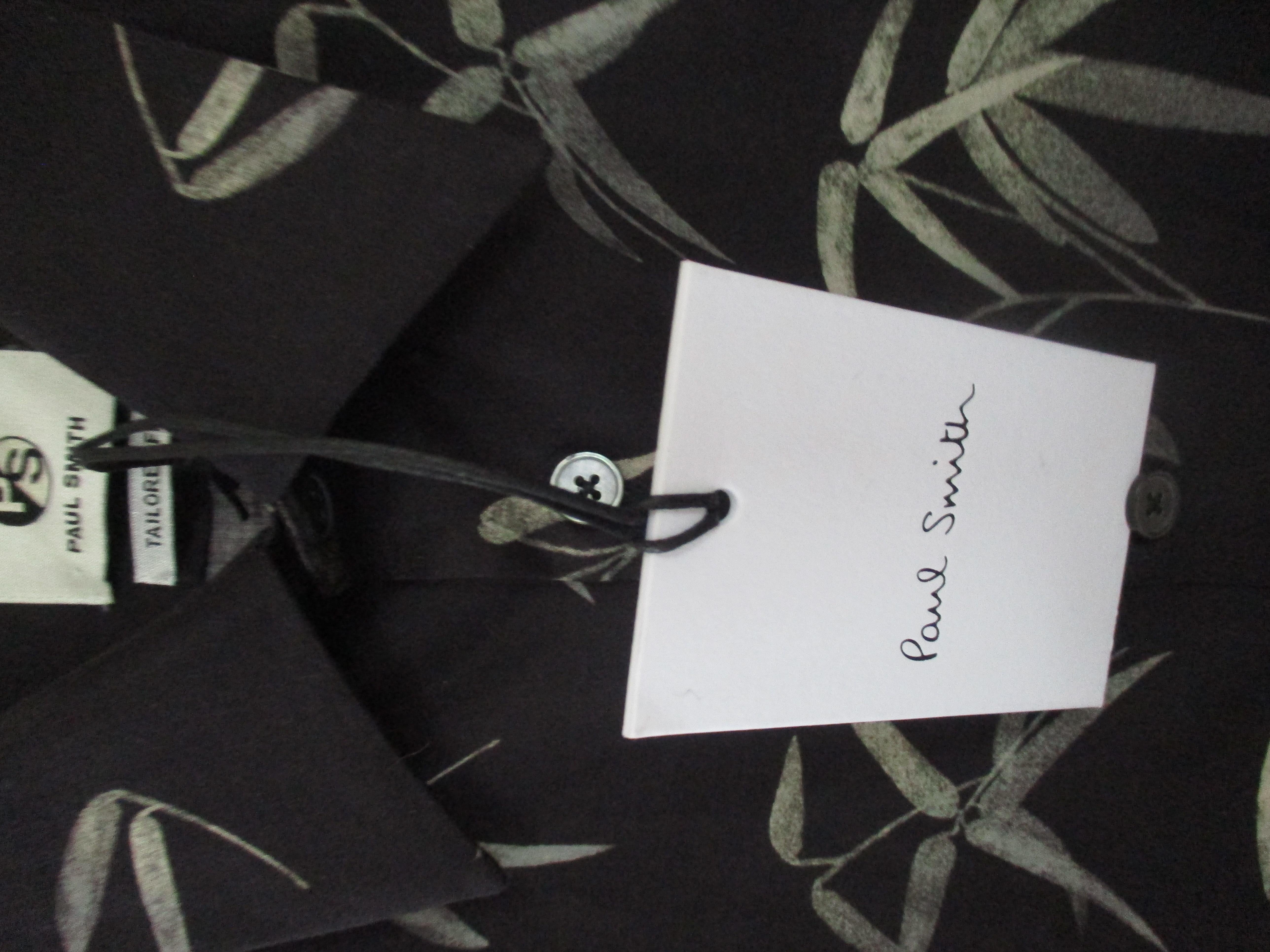PS Paul Smith Men’s Leaf Print Shirt