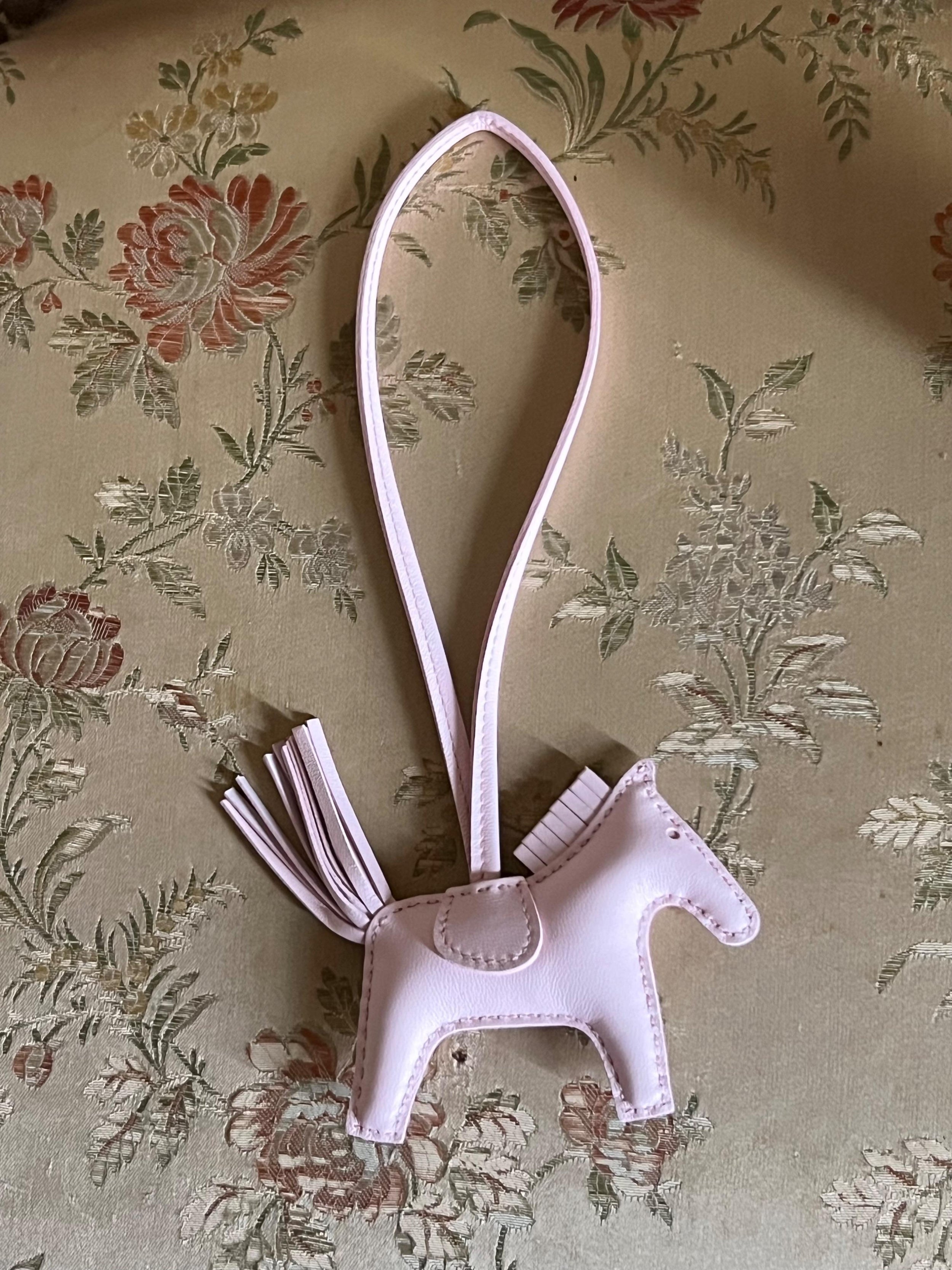 Hermes Rose Darling Rodeo Charm