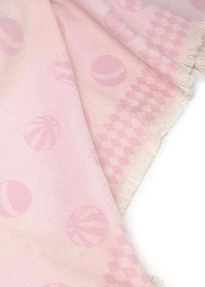 Hermes Pink "Circus Burnou" Cashmere Baby Blanket