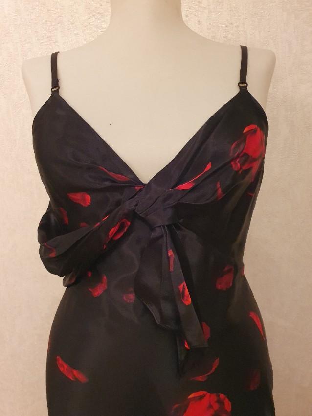 Alexander Wang Draped Satin Floral Print Mini Dress