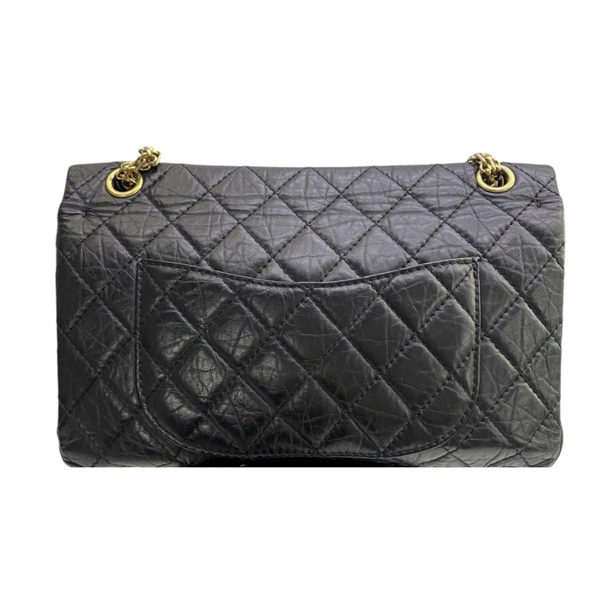 Chanel Black 2.55 Reissue Shoulder Bag