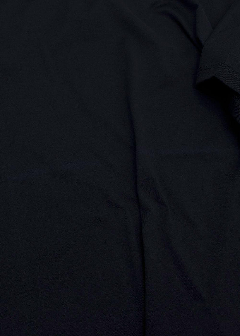 Crew Neck Black Cotton T-Shirt