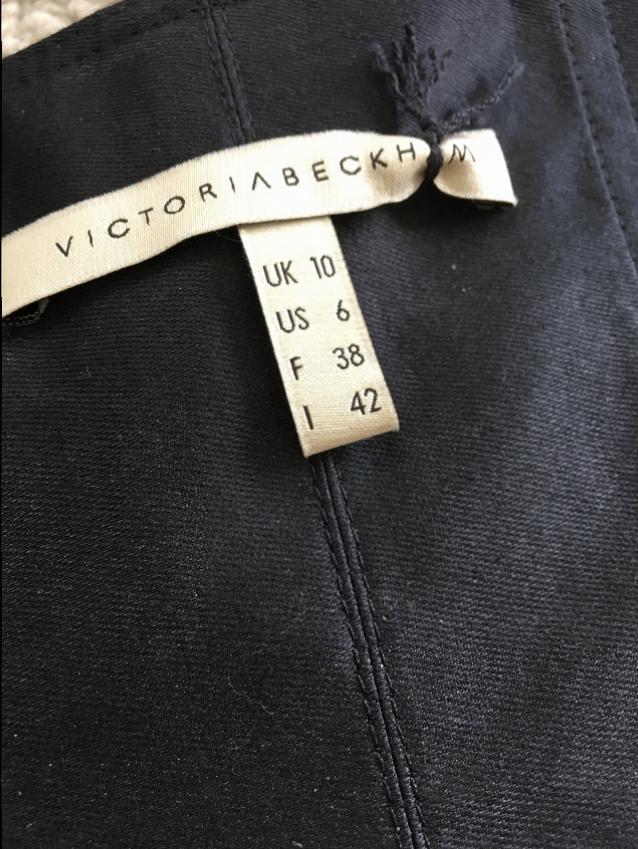 Victoria Beckham Strapless Black Dress