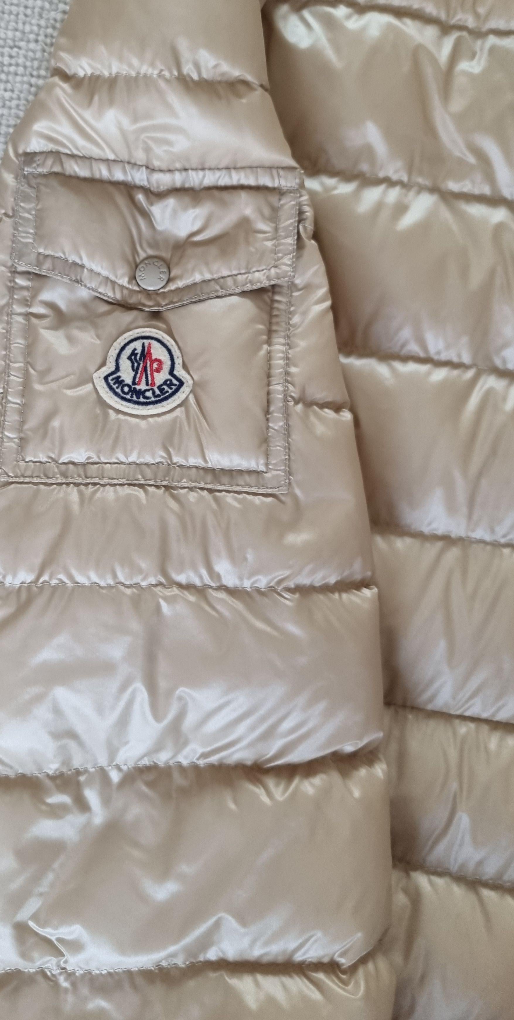 Moncler Beige Amintore Padded Coat