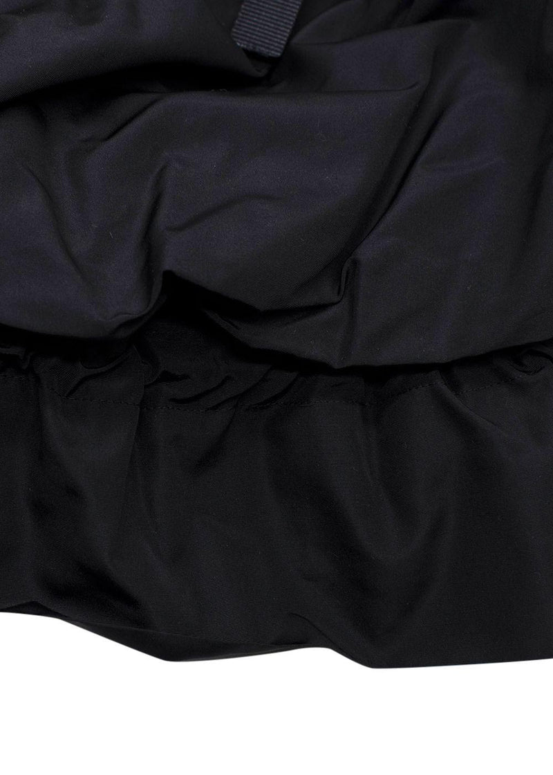 Dior Black Corset Bubble Hem Silk Mini Dress