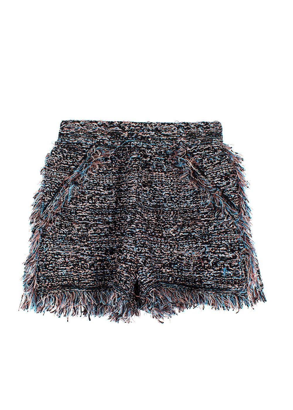 Missoni Black Metallic Soft Tweed  Shorts