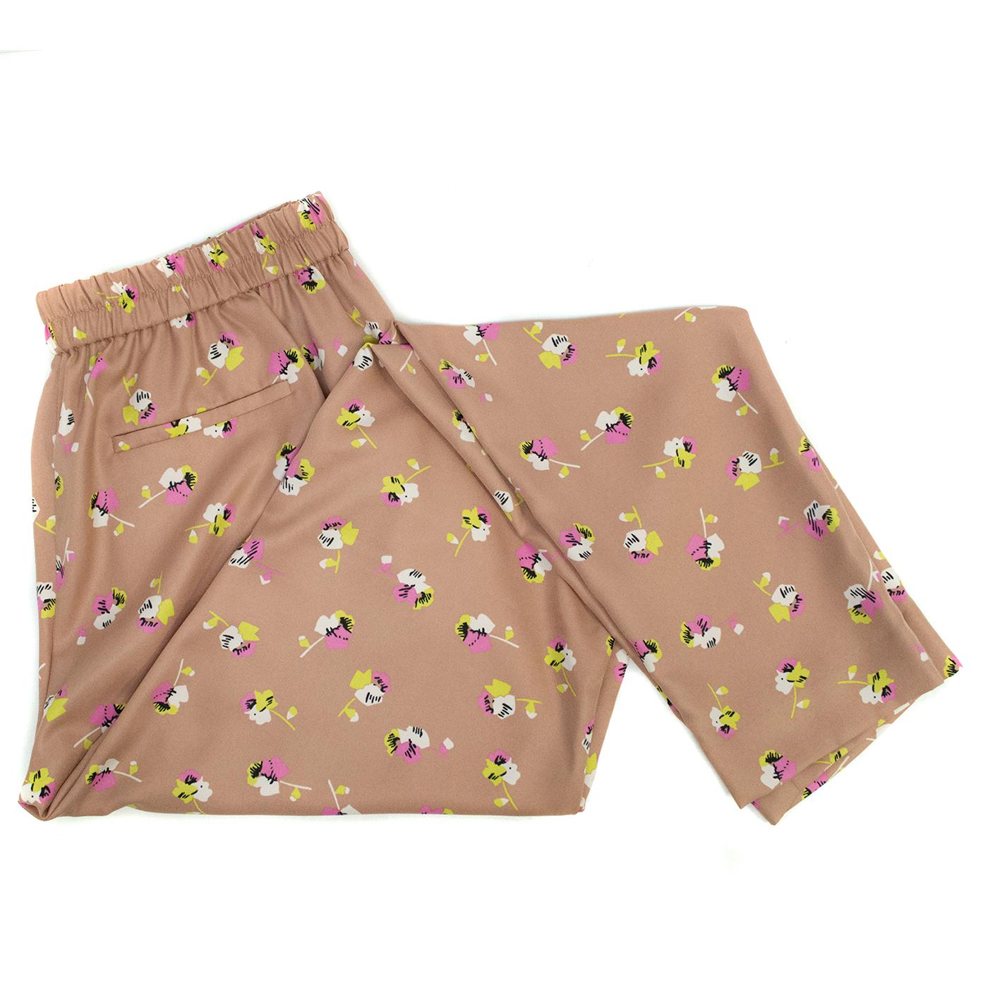 J Crew Floral Pattern Polyester Trousers