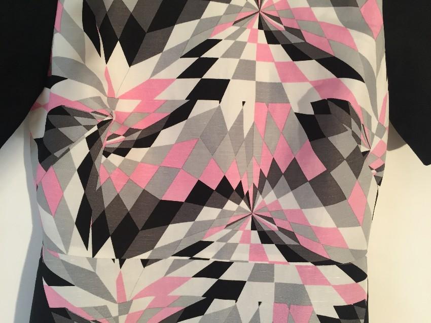 Tibi Isosceles Silk Blend Dress