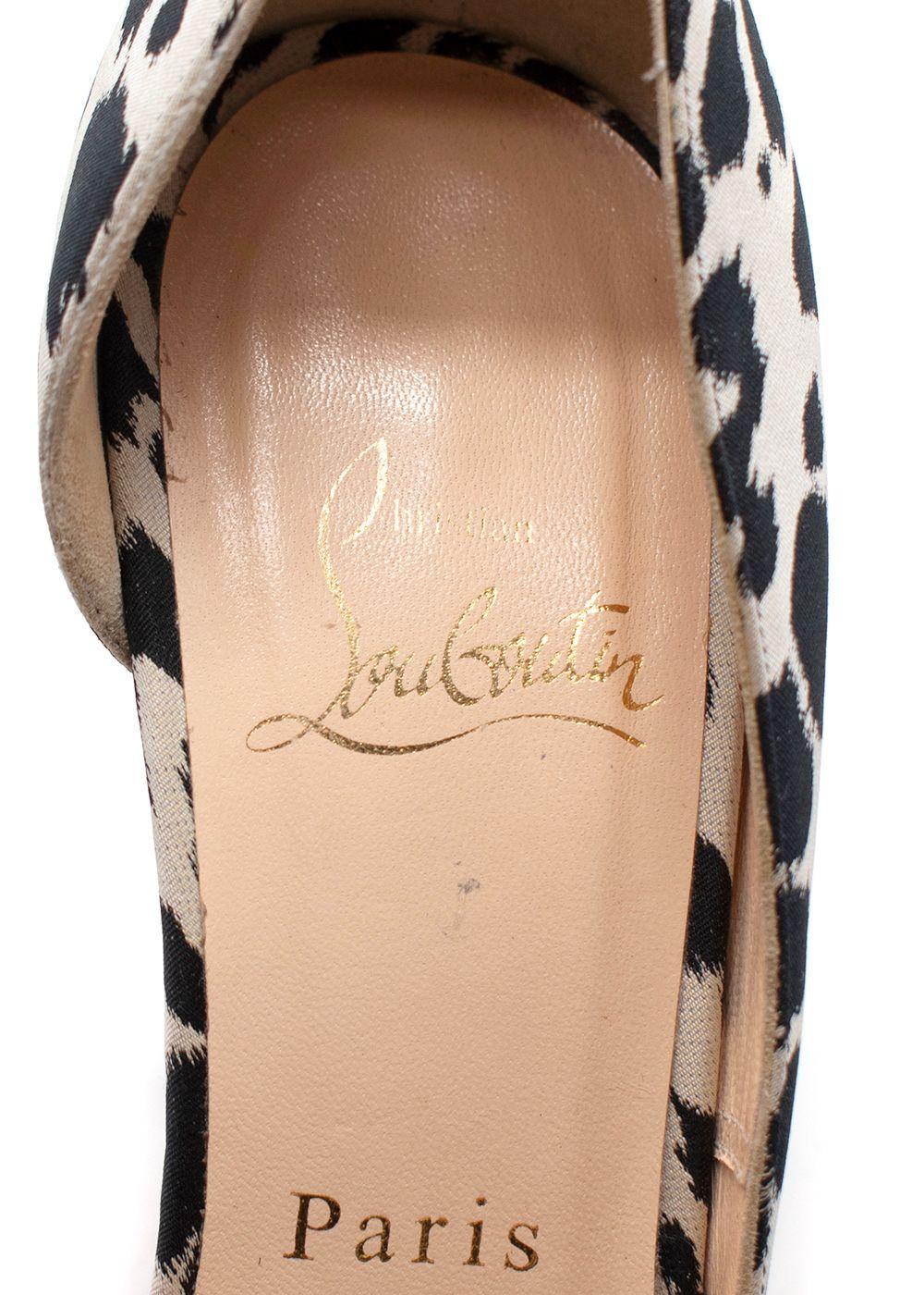Christian Louboutin Leopard-Print Stiletto Heels