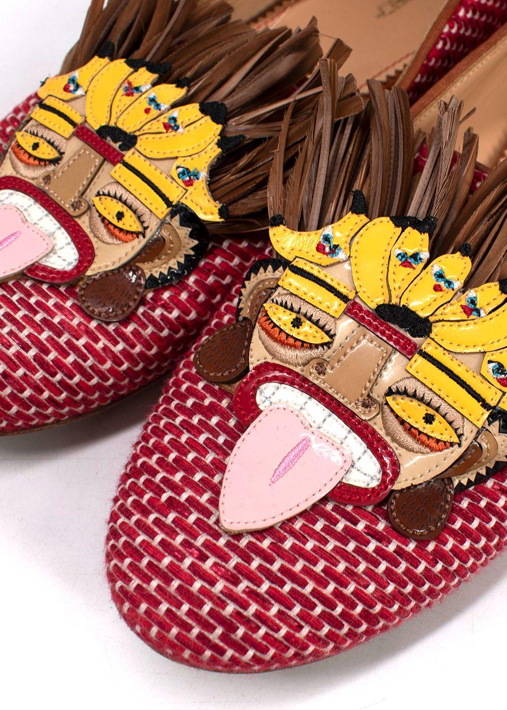 DSquared2 Tribal Tiki Ballerina Flats
