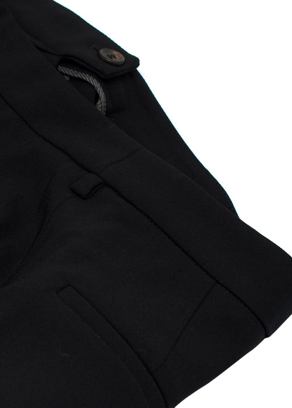 Brunello Cucinelli Tailored Black Trousers