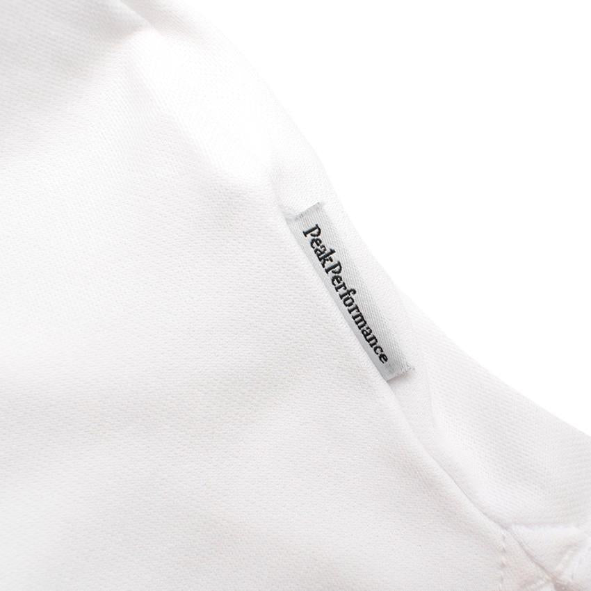 Peak Performance White Polo Shirt