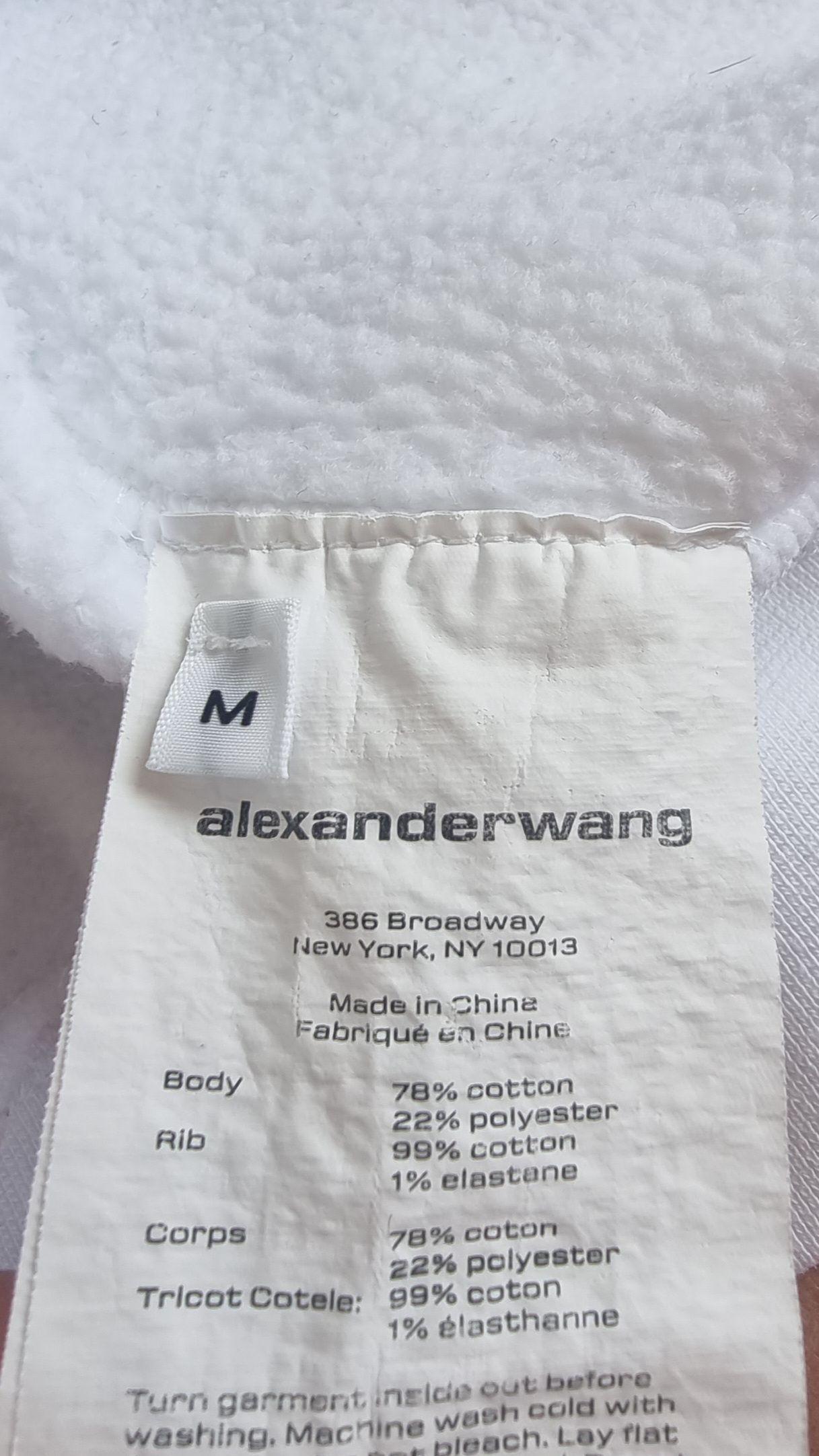 Alexander Wang White Hooded Sweatshirt