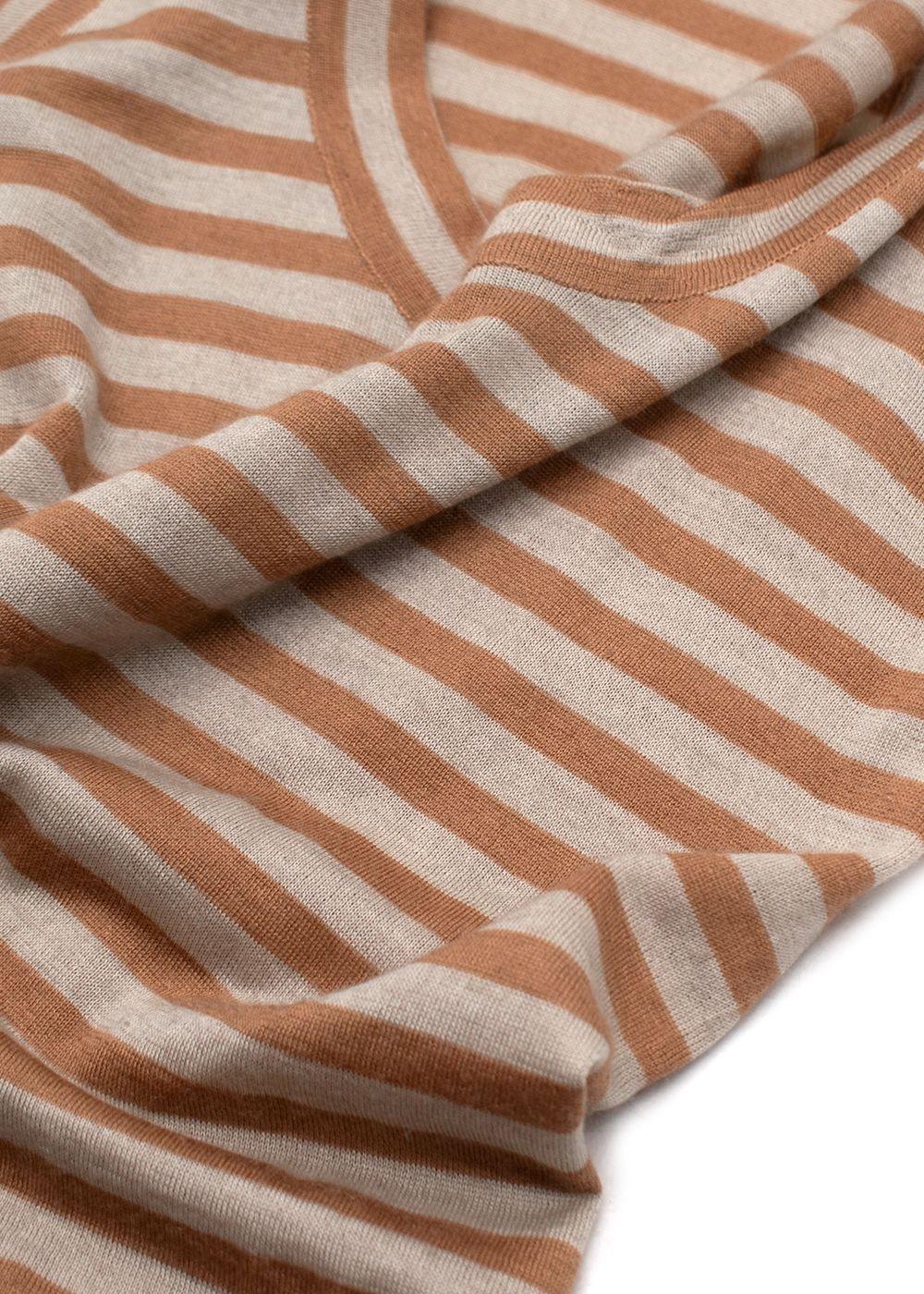 Louis Vuitton Brown Cashmere and Silk Blend Scoop Neck Vest