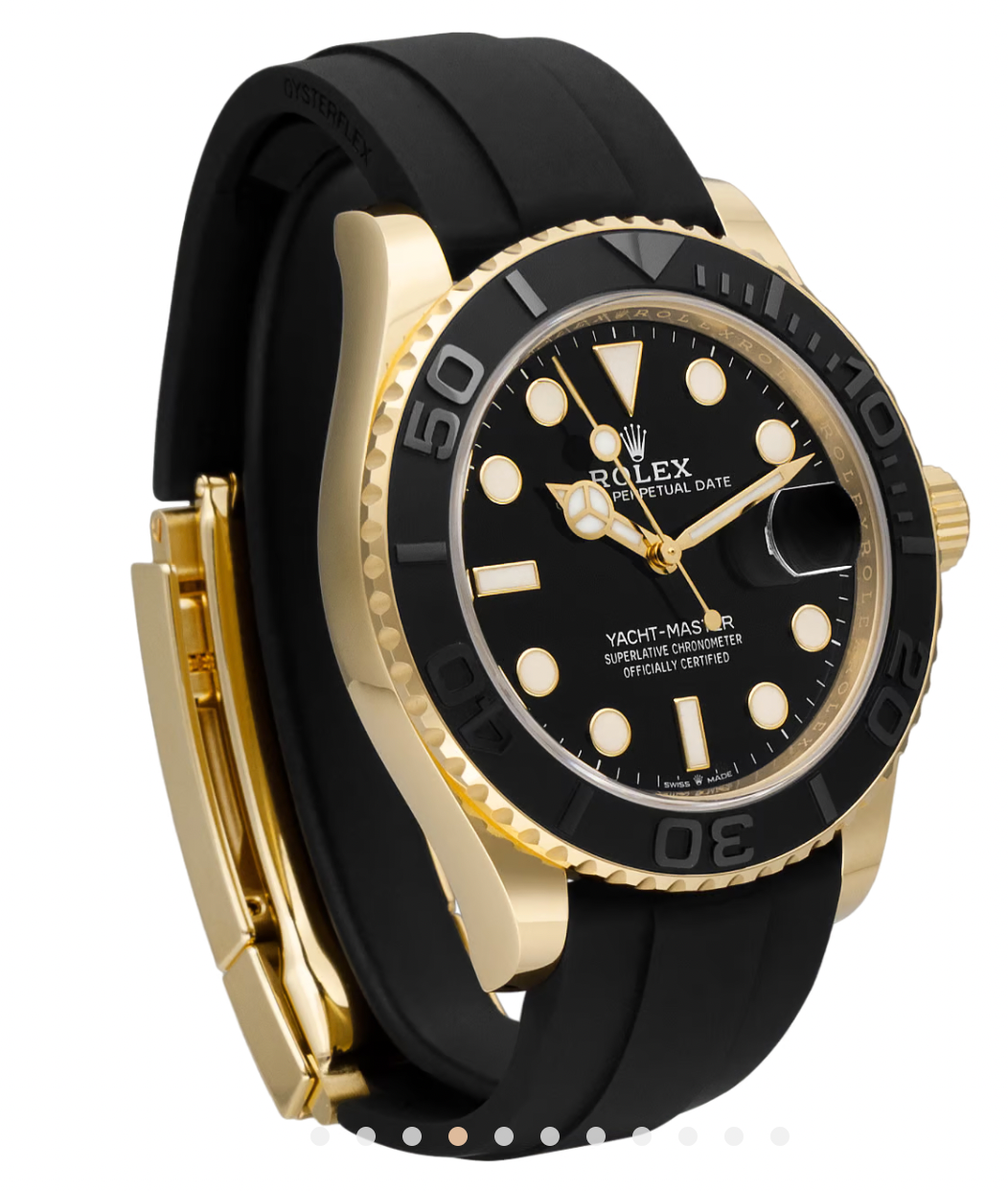 Rolex  Black Oyster Perpetual Date Yacht-Master 42mm Watch