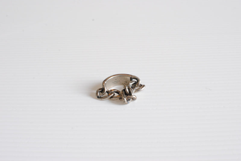 Gucci Silver Chain Link Ring