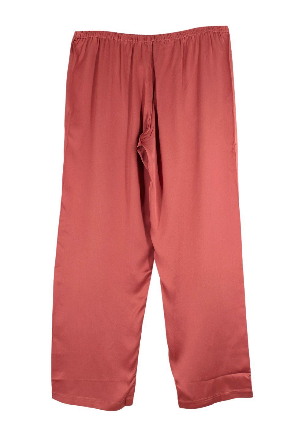 La Perla Rose Silk Long Pyjamas
